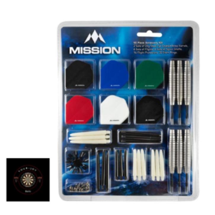 Mission Darts Accessory Kit 90 Steel, Sport en Fitness, Darts, Nieuw, Overige typen, Ophalen of Verzenden