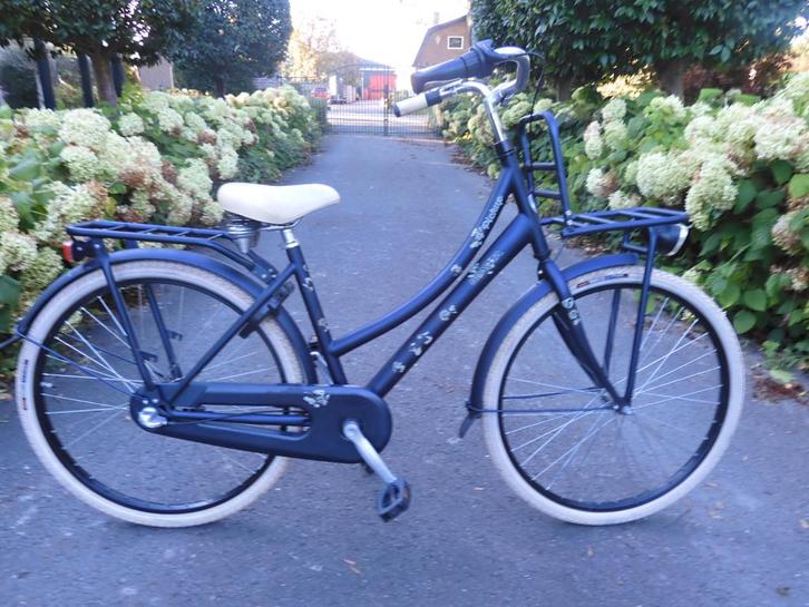 Mooie jeansblauwe 26"  Sparta Pick-up met 3 versnellingen, Fietsen en Brommers, Fietsen | Meisjes, Zo goed als nieuw, 26 inch of meer