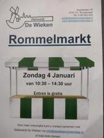Rommelmarkt wijkhuis De Wieken, Ophalen, Zo goed als nieuw