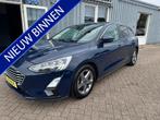 Ford Focus 1.0 EcoBoost Titanium Business (bj 2018), Stof, Gebruikt, Blauw, Lichtsensor