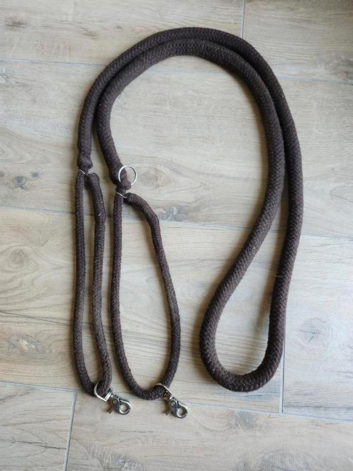 Longeertouw Bruin, Dieren en Toebehoren, Paarden en Pony's | Hoofdstellen en Tuigage, Zo goed als nieuw, Ophalen of Verzenden