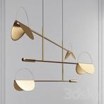 Gezocht: Bolia Leaves hanglamp goud, Ophalen of Verzenden, Zo goed als nieuw, Minder dan 50 cm
