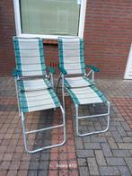 Dukdalf Campingstoelen met Voetensteun - Ligstand, Ophalen, Gebruikt, Campingstoel