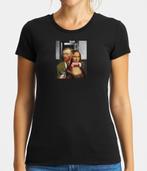 Mona Lisa & Van Gogh T-shirt dames XS,S,M,L,XL,2XL,3XL Nieuw, Verzenden, Nieuw, Maat 46/48 (XL) of groter, Korte mouw