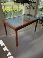 Eettafel 140x85, Ophalen, Gebruikt, 50 tot 100 cm, Vijf personen of meer
