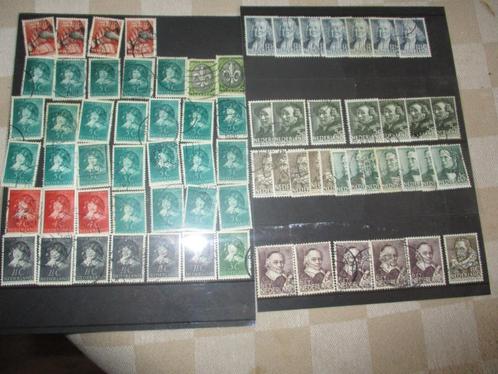 postzegels zomer en kind NVPH 293 tm NVPH 309, Postzegels en Munten, Postzegels | Nederland, Gestempeld, T/m 1940, Ophalen of Verzenden