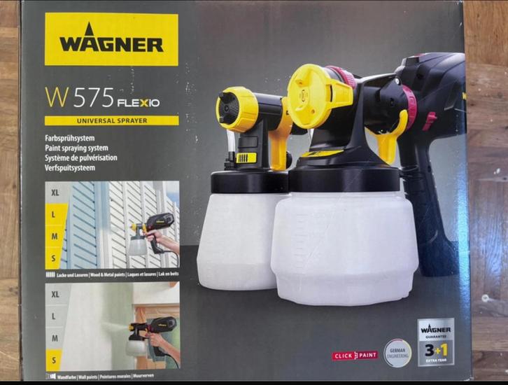 Wagner W 575 Flexio Verfspuit - Nieuwstaat, Doe-het-zelf en Verbouw, Schildersmaterialen, Nieuw, Verfspuit of Verfpomp, Ophalen of Verzenden