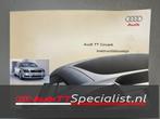 Instructieboekje orgineel nieuw NL Audi TT MK1 8N coupé, Boeken, Ophalen of Verzenden, Zo goed als nieuw