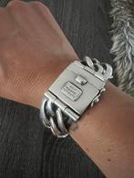 Buddha to buddha armband Nathalie xl, Ophalen of Verzenden, Gebruikt, Zilver, Zilver