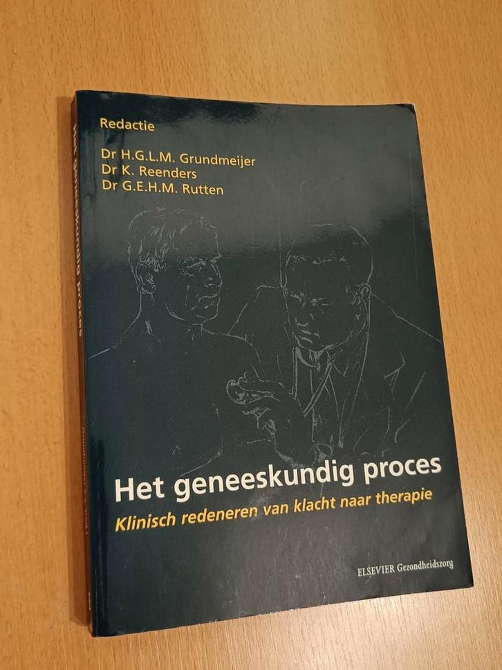 Het geneeskundig proces – Grundmeijer, Reenders, Rutten, Boeken, Studieboeken en Cursussen, Gelezen, WO, Beta, Ophalen