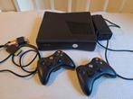Zgan Xbox 360 met 250GB en 2 draadloze controller., Ophalen of Verzenden, Zo goed als nieuw, 250 GB, Met 1 controller