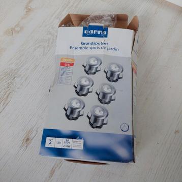 gamma grondspotsets 2 keer 6 spots, voor terras of oprit beschikbaar voor biedingen