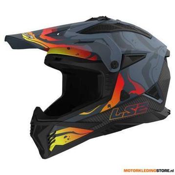 LS2 MX708 FAST II WASH MX helm, Mat Grijs beschikbaar voor biedingen