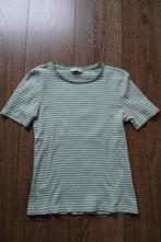 Groen wit shirt maat S Pigalle Only, Kleding | Dames, Pigalle, Ophalen of Verzenden, Zo goed als nieuw, Korte mouw
