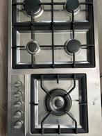 5 pits gaskookplaat 90cm wokbrander, Ophalen, Zo goed als nieuw, Inbouw, Gas
