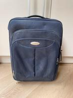 Samsonite koffer - 55 x 40 x 23 - blauw met wieltjes, Overige materialen, Gebruikt, 50 tot 60 cm, 35 tot 45 cm