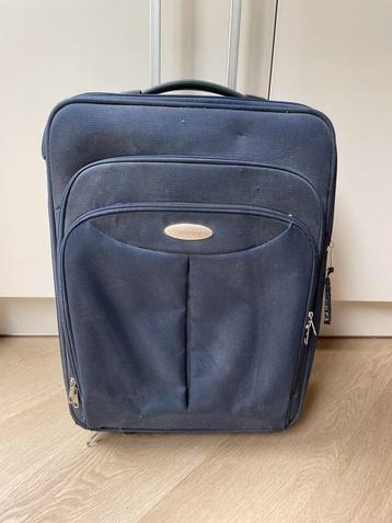 Samsonite koffer - 55 x 40 x 23 - blauw met wieltjes beschikbaar voor biedingen