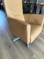 Leren fauteuil – comfortabel en stijlvol, Huis en Inrichting, Fauteuils, Ophalen, Gebruikt, 50 tot 75 cm, Leer