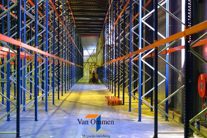 Partij gebruikte Mecalux palletstellingen stelling, Zakelijke goederen, Kantoor en Winkelinrichting | Magazijn, Stelling en Opslag
