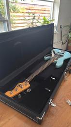 Squier CV 60’s Bass LRL DPB + E-Bass Case, Ophalen, Zo goed als nieuw