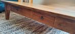 Teakhouten salontafel 140x80, Huis en Inrichting, Tafels | Salontafels, Ophalen, Gebruikt, 100 tot 150 cm, 50 tot 100 cm