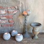 Gietijzeren kandelaar vaas vaasje 3 theelichthouder *Etage3*, Gebruikt, ., Ophalen of Verzenden, .