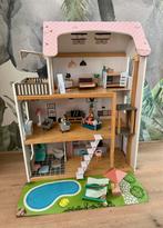 Prachtig Houten Poppenhuis For Sale!, Ophalen, Gebruikt, Poppenhuis