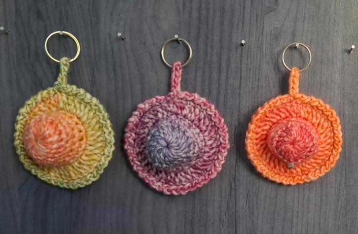 Gehaakte sleutelhanger, Verzamelen, Sleutelhangers, Nieuw, Ophalen of Verzenden