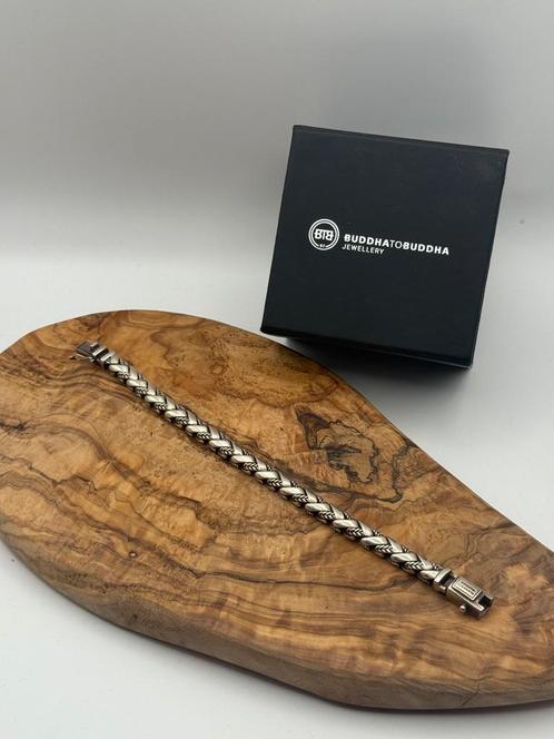 “GEORGE SPECIAL” Buddha to Buddha 22cm, maat: F+ “GEPOLIJST”, Sieraden, Tassen en Uiterlijk, Armbanden, Zo goed als nieuw, Zilver