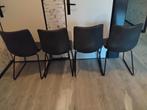 Eetkamer stoelen, Huis en Inrichting, Stoelen, Ophalen, Zo goed als nieuw, Metaal, Vier
