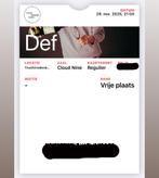 1 kaartje Def Tivoli Utrecht, Tickets en Kaartjes, Eén persoon, Overige soorten