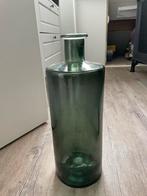 Vaas groen als nieuw, Ophalen of Verzenden, Minder dan 50 cm, Groen, Glas