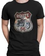 Route 66 T shirt zwart of wit S t/m 3XL 2 modellen nu 25 eur, Nieuw met kaartje, Jas | textiel