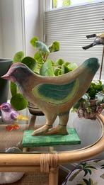 Brocante houten decoratieve kip, Antiek en Kunst, Ophalen of Verzenden
