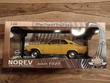 Norev opel manta okergeel sch:1/18 beschikbaar voor biedingen