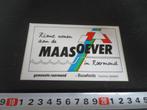 sticker riant wonen aan de maasoever in roermond, Verzamelen, Stickers, Ophalen, Zo goed als nieuw