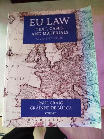 EU law, text cases and materials. Craig and De Burca beschikbaar voor biedingen