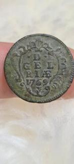 Prachtige Duit D Gelriae 1759 (Patina!!), Ophalen of Verzenden, Vóór koninkrijk, Overige waardes