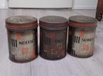 art deco koffie, thee en suiker blik, Ophalen of Verzenden, Gebruikt, Thee
