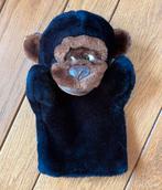 Handpop poppenkastpop aap gorilla chimpansee, Ophalen of Verzenden, Zo goed als nieuw, Overige typen
