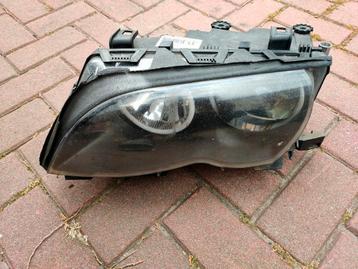 BMW E46 316i 2003 koplampen L+R + xenon en angel eyes! beschikbaar voor biedingen