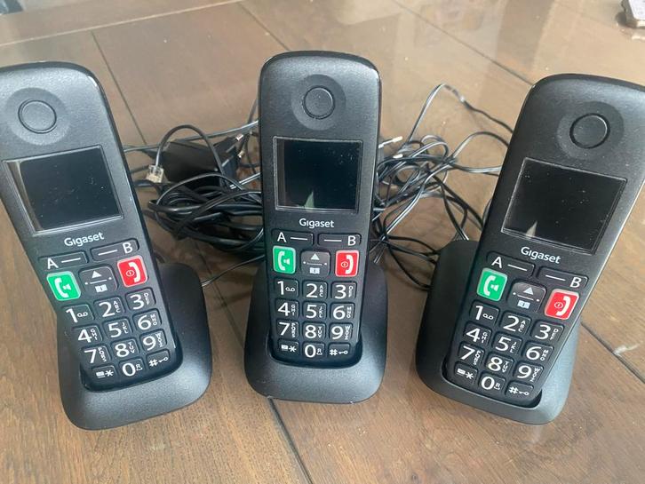Gigaset E290 Telefoon Set, Telecommunicatie, Vaste telefoons | Handsets en Draadloos, Zo goed als nieuw, 3 handsets, Ophalen of Verzenden
