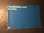 Instructieboekje Volkswagen Polo 1979, Ophalen