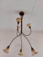 Hanglamp voor boven de salontafel, Huis en Inrichting, Lampen | Kroonluchters, Gebruikt, Ophalen, Glas