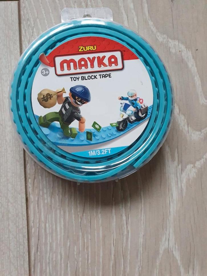 Mayka. Blokjestape 2 noppen, Kinderen en Baby's, Speelgoed | Bouwstenen, Nieuw, Overige merken, Ophalen of Verzenden