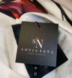 Sonia Pena - Prachtige Jurk maat 34 - Nieuw €300, Wit, Nieuw, Ophalen of Verzenden, Knielengte