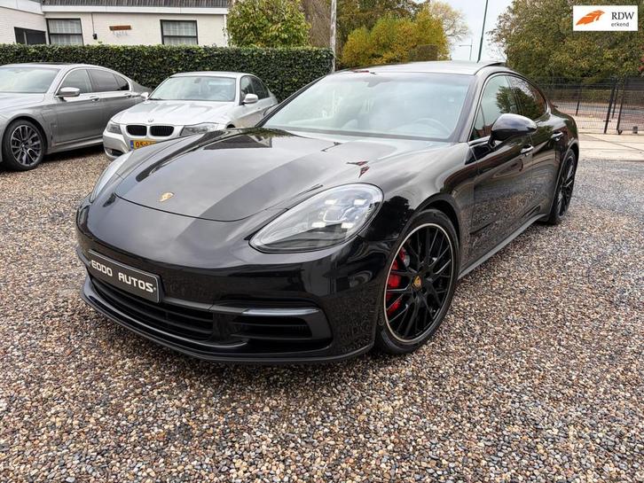 Porsche Panamera 2.9 4 E-Hybrid Black Edit. Pano Sfeer, Auto's, Porsche, Bedrijf, Te koop, Panamera, 4x4, Adaptive Cruise Control