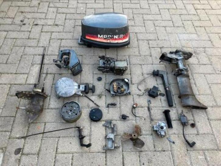 Mariner Yamaha 4 en 5 pk 2 takt buitenboordmotor onderdelen, Watersport en Boten, Accessoires en Onderhoud, Gebruikt, Motor en Techniek