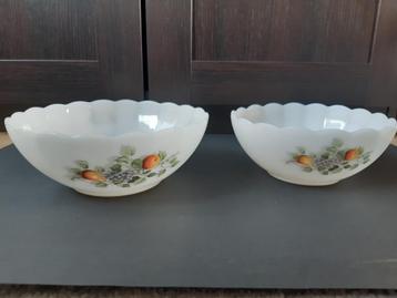 Acropal France 2 schalen van set "Fruits de France" beschikbaar voor biedingen