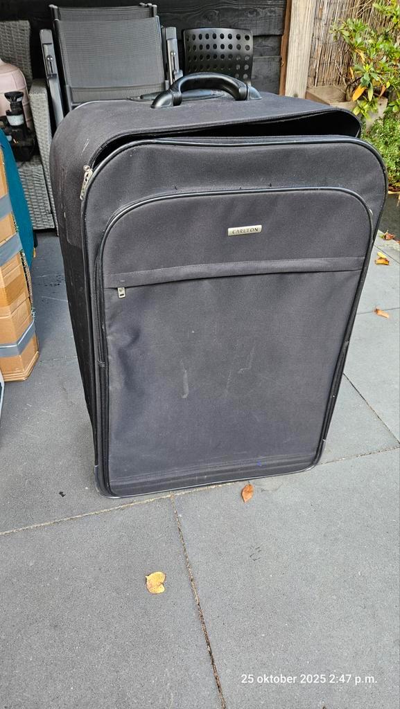 Carlton Koffer - Gebruikt, Sieraden, Tassen en Uiterlijk, Koffers, Gebruikt, Overige materialen, 60 tot 70 cm, 45 tot 55 cm, Uitschuifbare handgreep